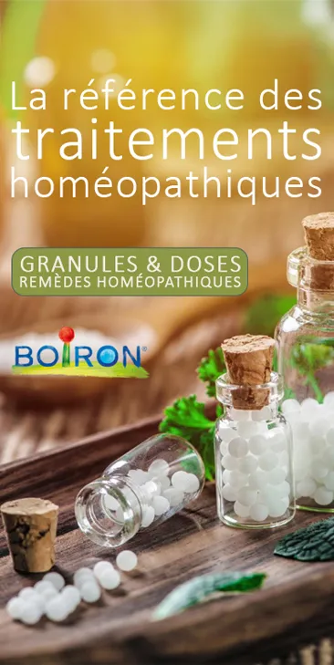 Granules et doses homéopathiques